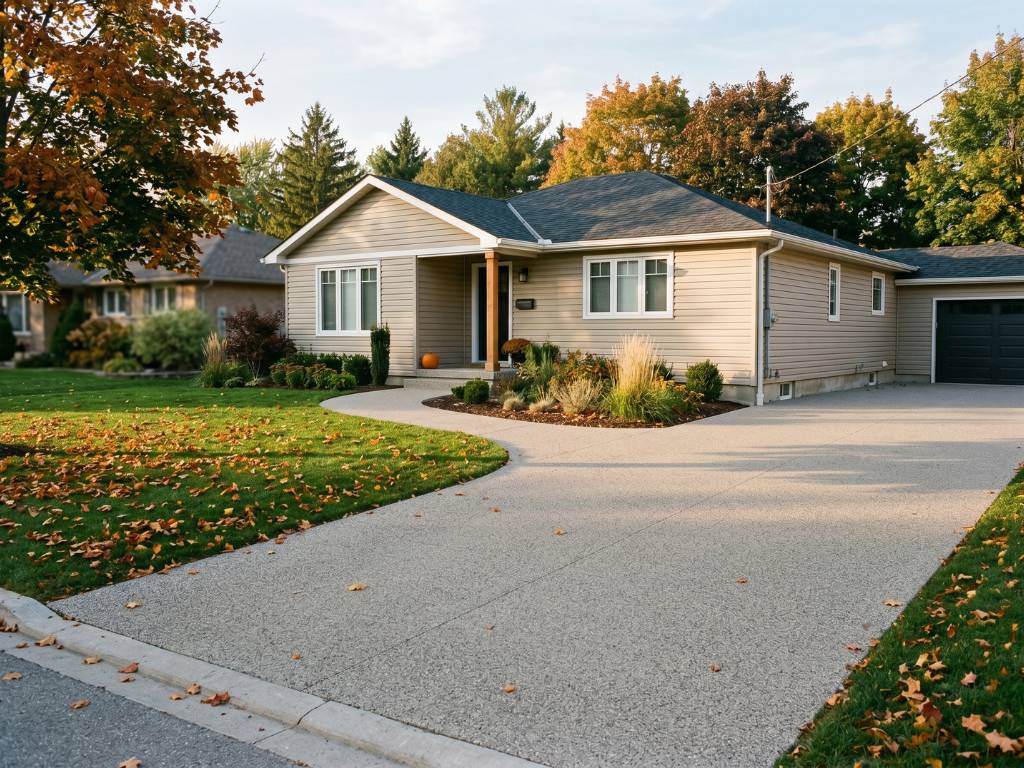 Freshly cleaned and sealed outdoor surface — ready for winter